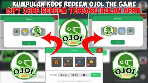 BURUAN REDEEM 3 KODE REDEEM OJOL THE GAME TERBARU KODE REDEEM OJOL