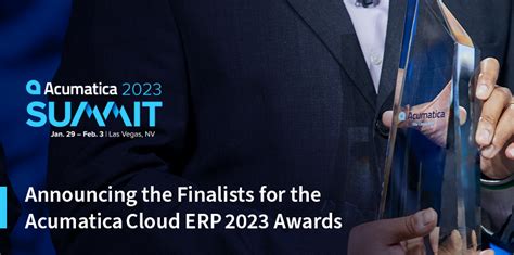 Acumatica Cloud Erp 2023 Awards