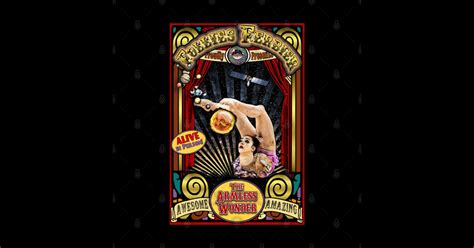 The Armless Wonder Sideshow Poster Sideshow Sticker Teepublic