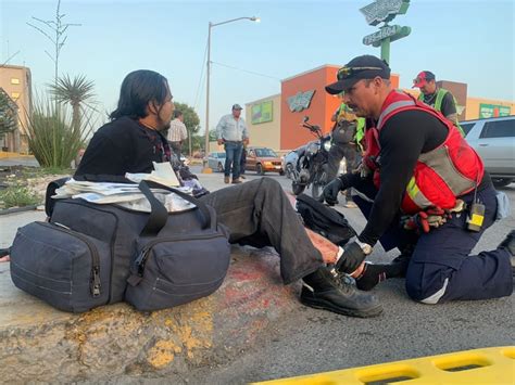 Motociclista Resulta Lesionado En Accidente Vial En Piedras Negras