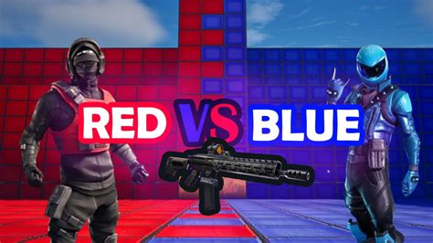 Red Vs Blue New 6692 5466 2506 By Loha Fortnite Creative Map Code Fortnitegg