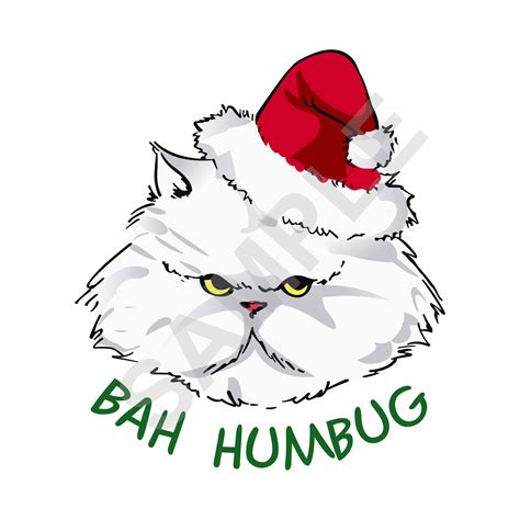 Bah Humbug Svg Dxf Graphic Art Cutfile Etsy