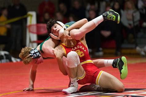 High School Boys Wrestling St Joseph Mont Vs Bergen Catholic