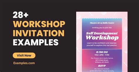 Government Workshop Invitation Template