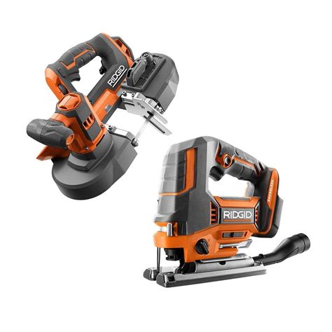 Ridgid V Cordless Tool Combo Kit With Compact Band Saw And