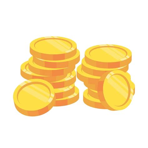 Premium Vector Gold Coins On White Background Set Of Rotation Icons