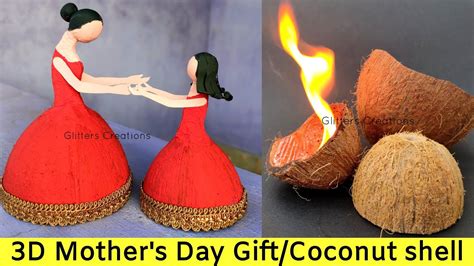 Gift Ideas Using COCONUT SHELL Coconut Shell Craft Ideas Birthday Gift