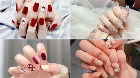 Gợi ý các mẫu nail đơn giản dễ thương không kém phần sang trọng