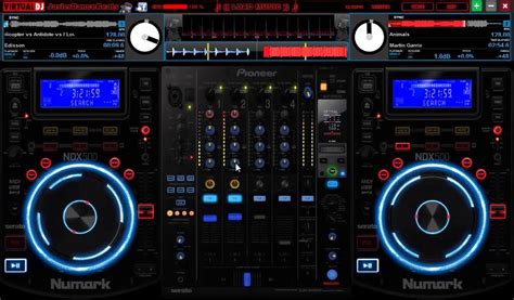 Skin Virtualdj Numark Ndx Youtube