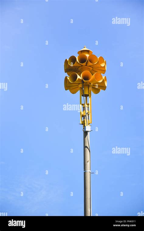 Tornado siren town hi-res stock photography and images - Alamy