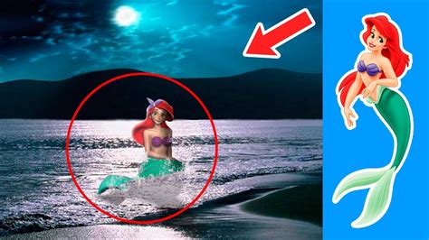 5 ARIEL de LA SIRENITA Reales Captados en Cámara en la Vida Real YouTube