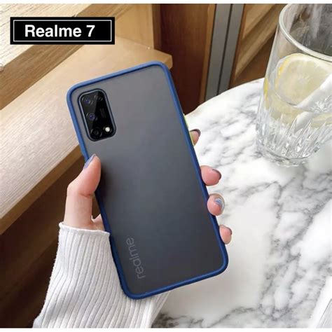 รนใหม Case Realme 7 5G เคสเรยวม เคสกนกระแทก ปมสผวดาน ขอบนม