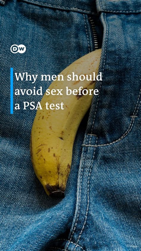 DW Science On Twitter Why Men Should Avoid Sex Before A PSA Test