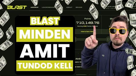 ELINDULT A BLAST MAINNET Hogyan MAXIMALIZÁLD a BLAST AIRDROPOT