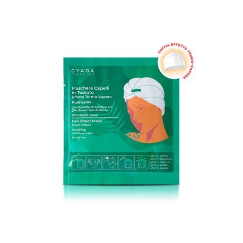 Maschera Capelli In Tessuto Purificante E Antiforfora Gyada