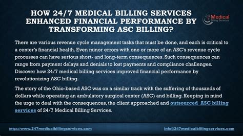 Ppt How 247 Medical Billing Services Enhanced Financial Performance