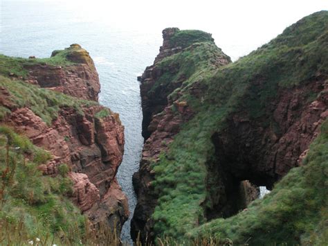crusie seaton cliffs arbroath andrew diack geograph britain