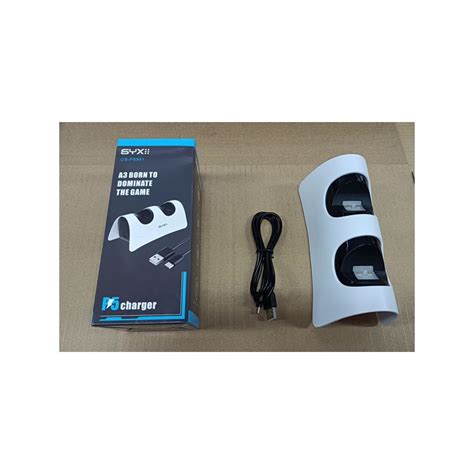 Base Cargador Doble Syx Cs Ps Joystick Ps