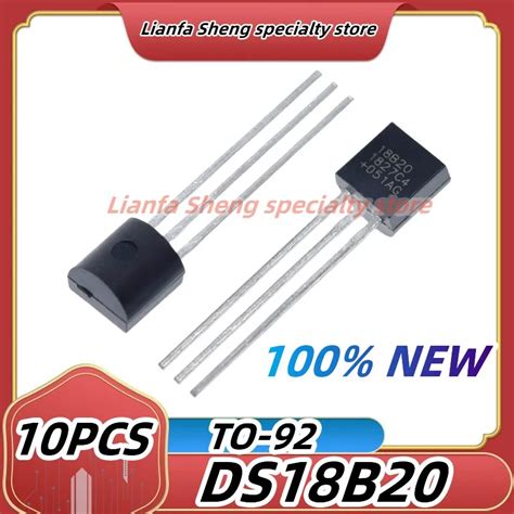 Chip Eletr Nico Diy Ds18b20 To 92 18b20 Chip Sensor De Temperatura Ic