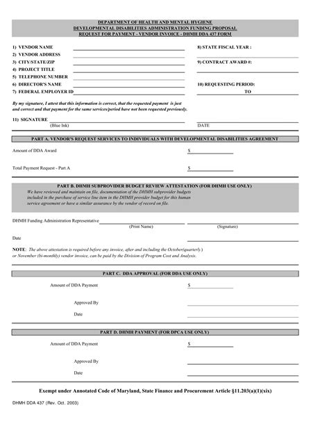 Form Dhmh Dda 437 ≡ Fill Out Printable PDF Forms Online