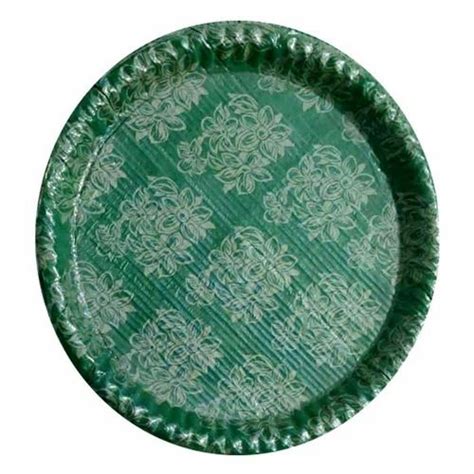 10 Inch Green Printed Disposable Paper Plate At Rs 2 75 Piece