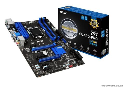 MSI Z97 Guard Pro Intel Z97 Chipset Socket 1150 ATX Desktop Motherboard