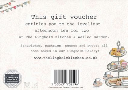 Afternoon Tea Voucher Template