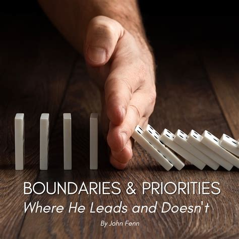 Boundaries And Priorities Church Without Walls International