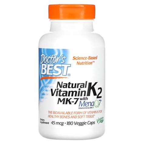 Doctor S Best Vitamina K Mk Natural Menaq Mcg