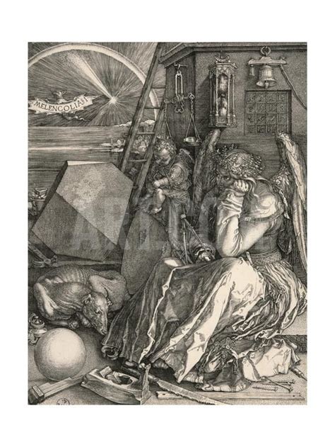 Melancholia I Art Print By Albrecht D Rer At Art Albrecht Durer