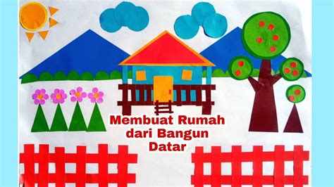 Membuat Rumah Dari Bangun Datar Tema 6 Kelas 1 Youtube