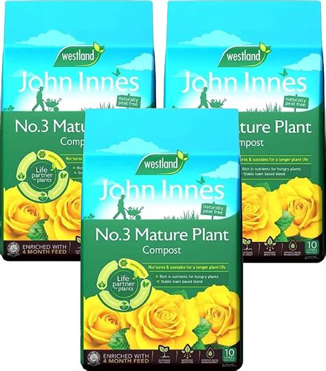 Westland Peat Free Garden Compost John Innes No3 Mature Plant Potting