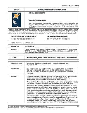 Fillable Online Main Rotor System Main Rotor Hub Inspection