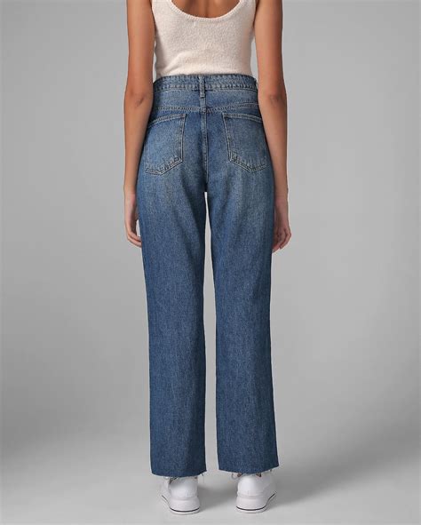 Riachuelo Cal A Jeans Feminina Reta Cintura Alta Denim M Dio Pool By