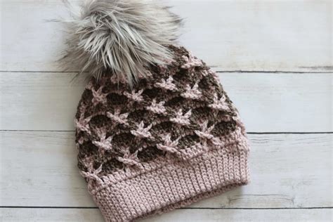 Lattice Beanie 1 Rich Textures Crochet