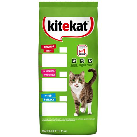 Kitekat сухой корм для взрослых кошек Мясной пир - 15 кг - купить в ...