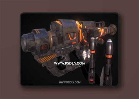 Sci-fi Rocket Launcher Skin Edition 3D Model