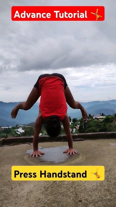 Press Handstand Tutorial Advance Handstandtutorial Advance Yoga