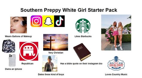 The Basic White Girl Starter Pack R Starterpacks