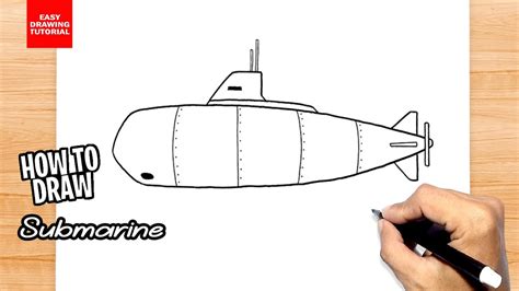 How To Draw Submarine Youtube