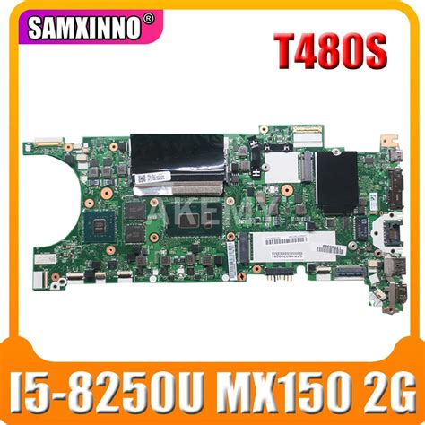 Et481 Nm B471 Pc Motherboard For Lenovo Thinkpad T480s Main Board Sr3la I5 8250u Mx150 2g Gddr5