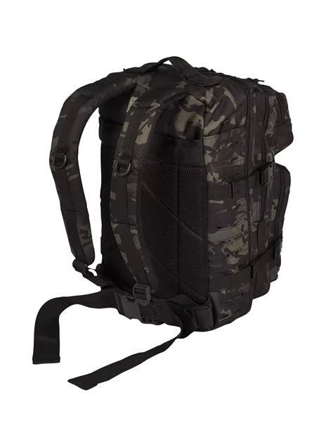 Mil Tec Backpack Laser Cut Assault L Multitarn Black