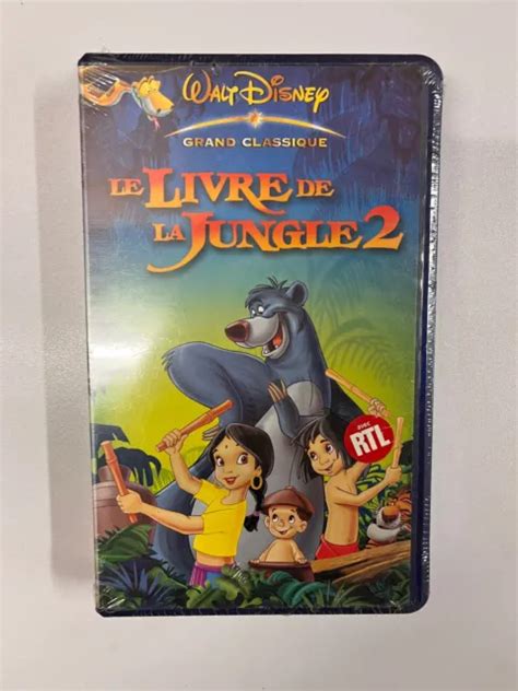 LE LIVRE DE La Jungle 2 Walt Disney Grand Classique VHS NEUVE SOUS