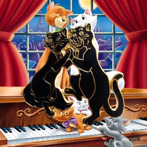 Duchess Thomas The Aristocats Black Test Version Adorable Disney