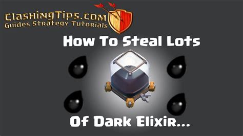 How To Get Dark Elixir Quickly Without Heroes In Clash Of Clans YouTube