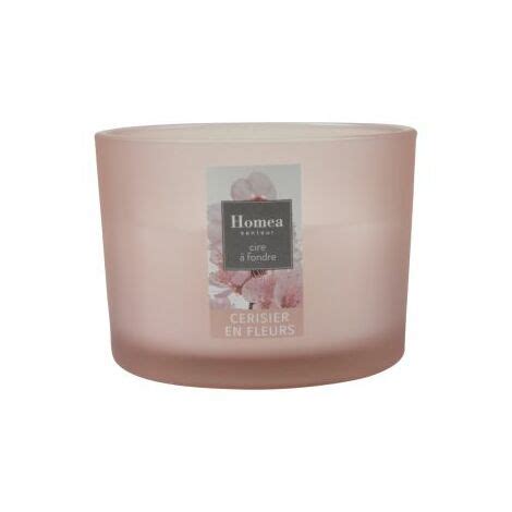 Bougie Verrine Parfumée Essentiel II 11cm Cerisier en Fleurs