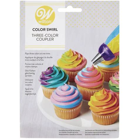 WILTON ADAPTADOR TRICOLOR GRANDE COLORSWIRL