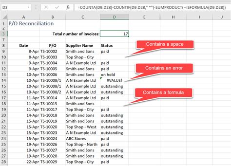 Excel Count Cells With Text 3 Easy Functions 9 Valuable Formula Examples 2024