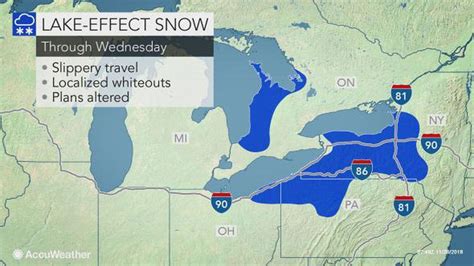 Lake Effect Snow Expected In Parts Of Pa