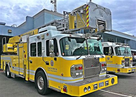 Victoria Fire Department S Ladder At Victoria S Fire Hal Flickr